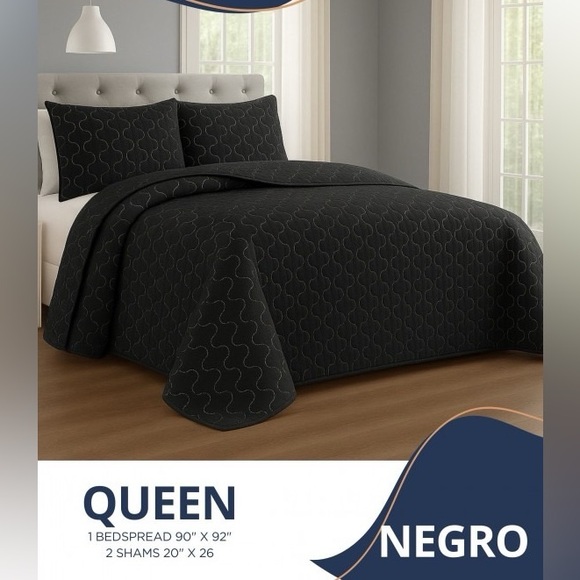 ESCA Other - NWT ESCA Elegant Black Bedding Set